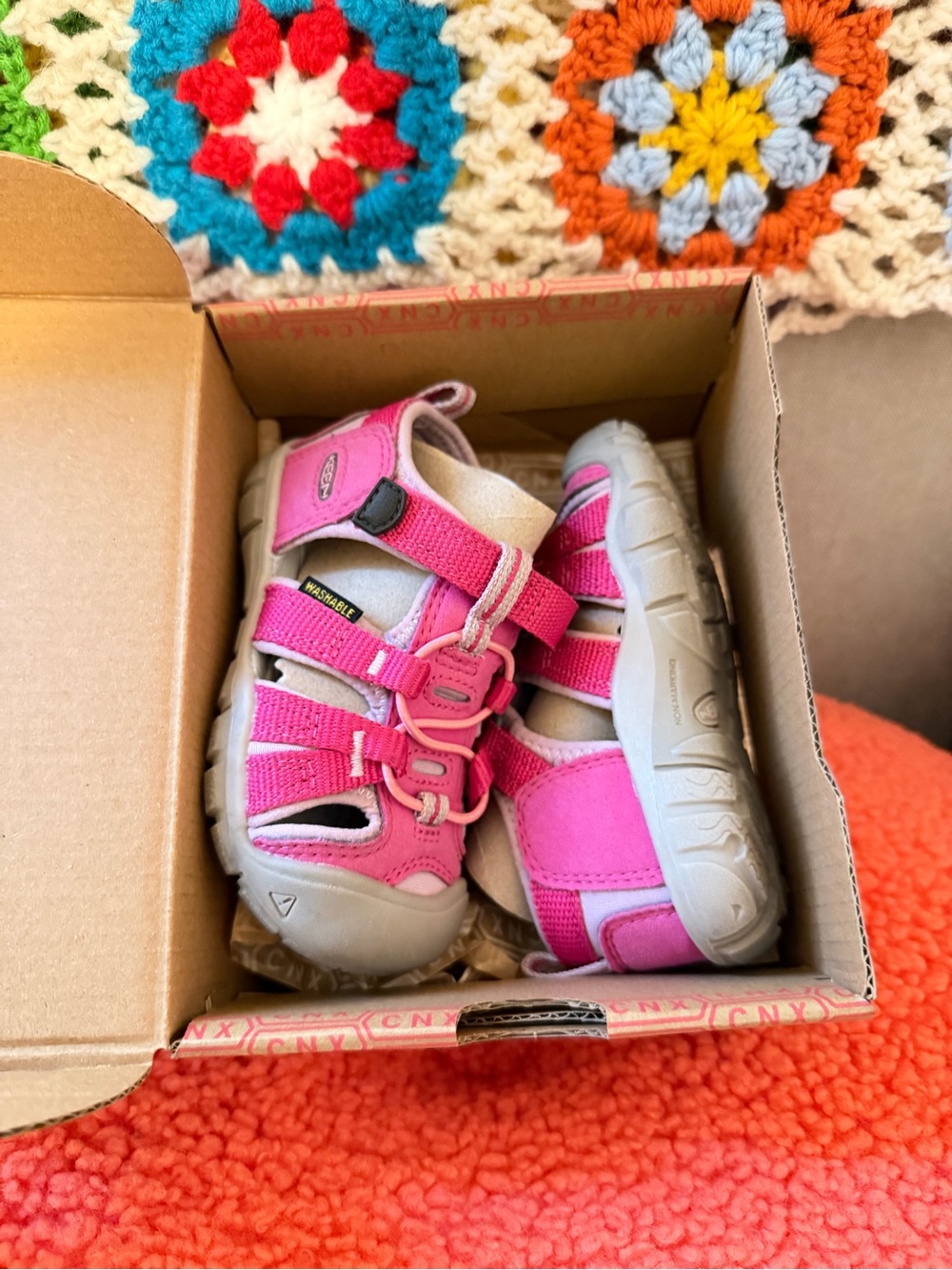 Pink Keen Sandals Toddler Size 6C